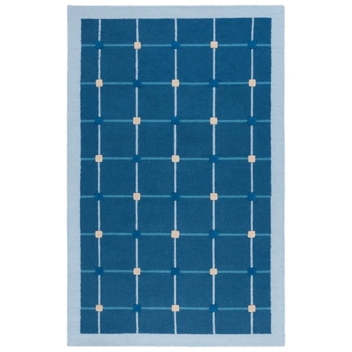 Safavieh Genre Blue / Beige GRE205 4 ft. X 6 ft. Rectangle Rug