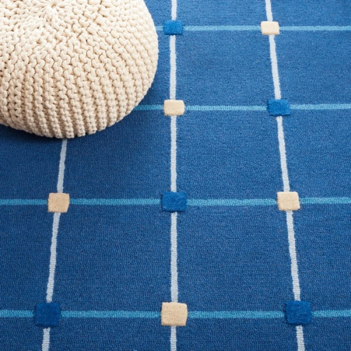 Safavieh Genre Blue / Beige GRE205 2 ft. 3 in. X 8 ft. Runner Rug