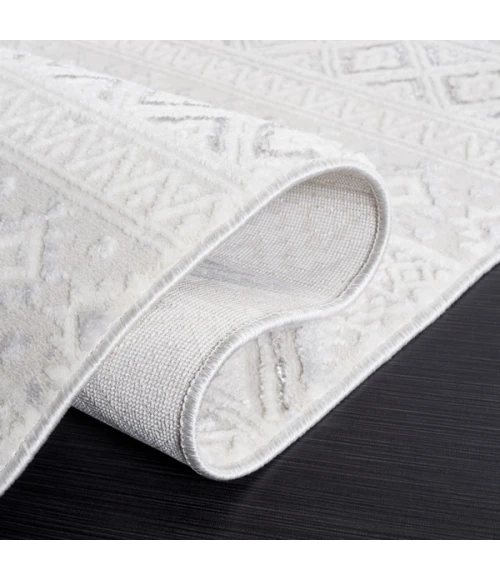 Safavieh Hanna Ivory / Light Grey HAN100 9 ft. X 12 ft. Rectangle Rug