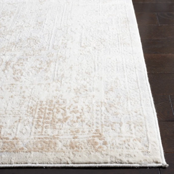 Safavieh Hanna Ivory Grey / Beige HAN101 6 ft. 7 in. X 6 ft. 7 in. Square Rug