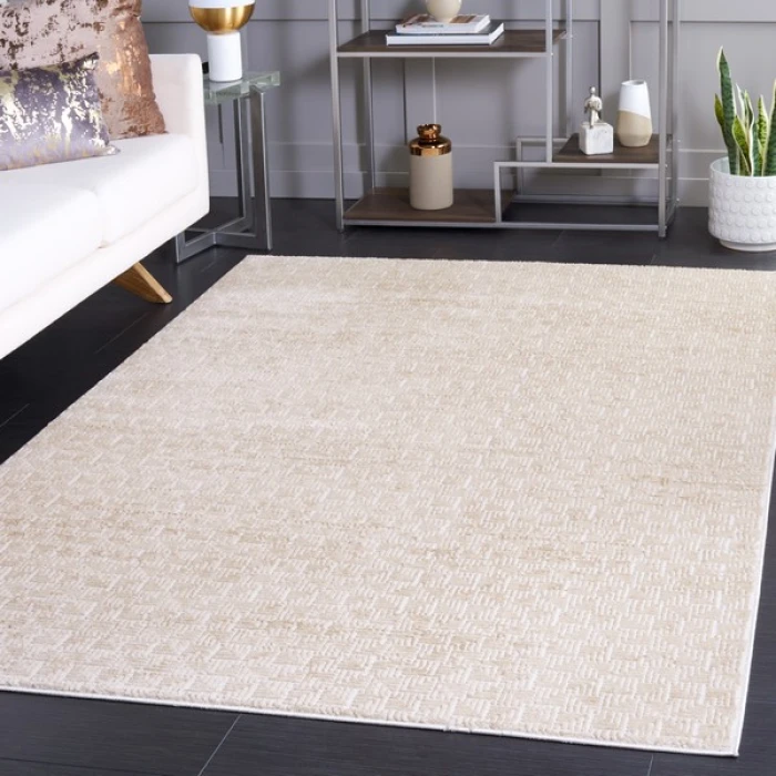 Safavieh Hanna Beige / Ivory HAN110 5 ft. 3 in. X 7 ft. 6 in. Rectangle Rug