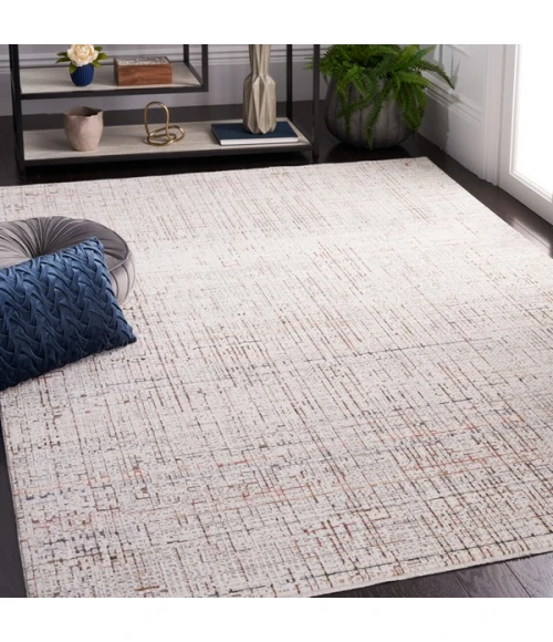 Safavieh Harlow Ivory Grey / Rust HAR101 4 ft. X 6 ft. Rectangle Rug