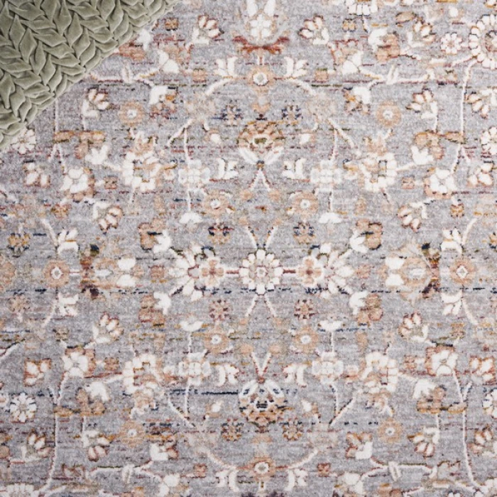 Safavieh Harlow Ivory Grey / Sage HAR102 6 ft. 3 in. X 6 ft. 3 in. Square Rug
