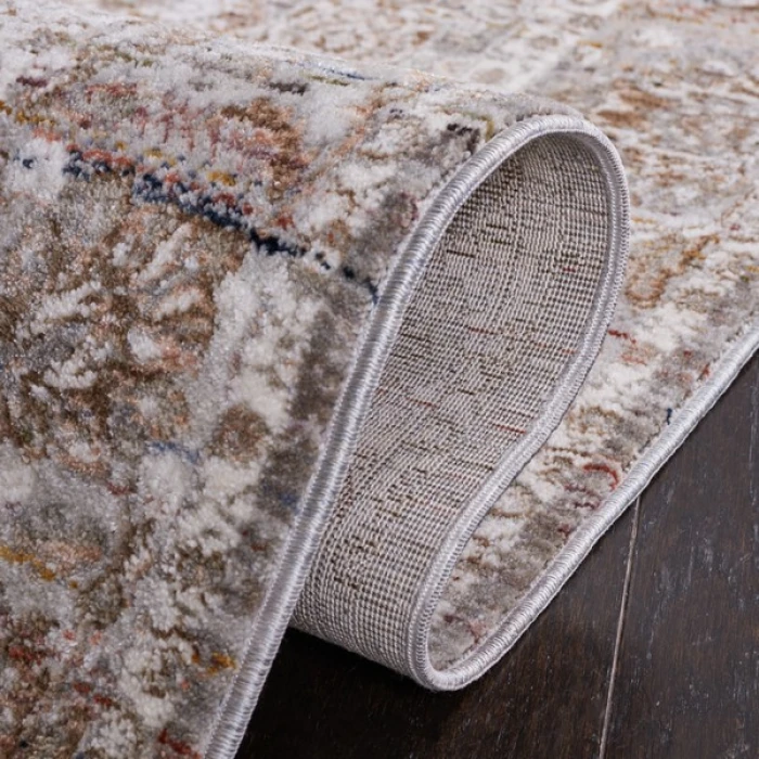 Safavieh Harlow Ivory Grey / Sage HAR103 6 ft. 3 in. X 6 ft. 3 in. Round Rug