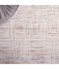Safavieh Harlow Ivory Grey / Rust HAR105 6 ft. 3 in. X 6 ft. 3 in. Round Rug