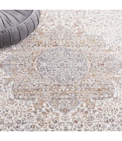 Safavieh Harlow Ivory / Grey Beige HAR160 6 ft. 3 in. X 6 ft. 3 in. Round Rug