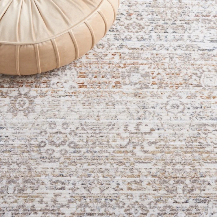 Safavieh Harlow Ivory / Beige HAR161 6 ft. 3 in. X 6 ft. 3 in. Round Rug