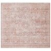Safavieh Harlow Rust / Ivory Grey HAR163 6 ft. 3 in. X 6 ft. 3 in. Square Rug