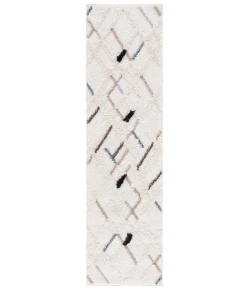 Safavieh Hi-Lo Shag Light Beige / Beige HLS210 2 ft. 2 in. X 8 ft. Runner Rug