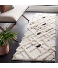 Safavieh Hi-Lo Shag Light Beige / Beige HLS210 2 ft. 2 in. X 8 ft. Runner Rug