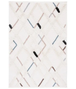 Safavieh Hi-Lo Shag Light Beige / Beige HLS210 4 ft. X 6 ft. Rectangle Rug