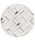 Safavieh Hi-Lo Shag Light Beige / Beige HLS210 6 ft. 7 in. X 6 ft. 7 in. Round Rug