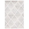Safavieh Hi-Lo Shag Beige / Grey HLS212 4 ft. X 6 ft. Rectangle Rug