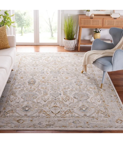 Safavieh Hamilton Grey / Blue HLT100 5 ft. 3 in. X 7 ft. 6 in. Rectangle Rug