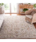 Safavieh Hamilton Grey / Gold HLT108 4 ft. X 6 ft. Rectangle Rug
