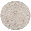 Safavieh Hamilton Grey / Gold HLT108 6 ft. 7 in. X 6 ft. 7 in. Round Rug
