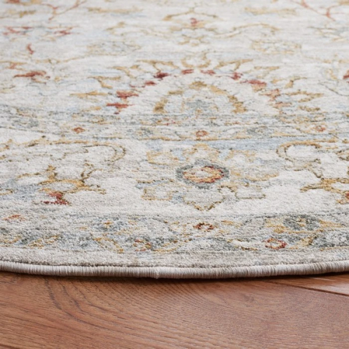 Safavieh Hamilton Grey / Gold HLT108 9 ft. X 12 ft. Rectangle Rug