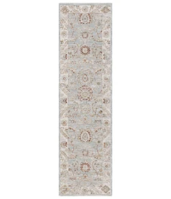 Safavieh Hamilton Blue / Gold HLT108 2 ft. 2 in. X 8 ft. Runner Rug