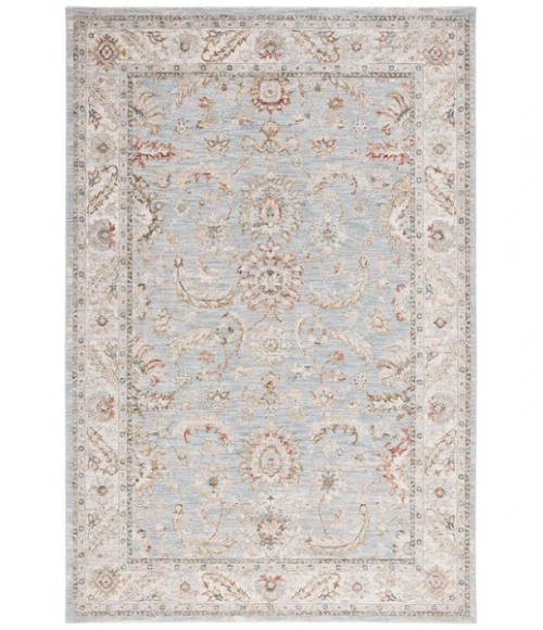 Safavieh Hamilton Blue / Gold HLT108 4 ft. X 6 ft. Rectangle Rug
