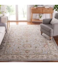 Safavieh Hamilton Blue / Gold HLT108 4 ft. X 6 ft. Rectangle Rug