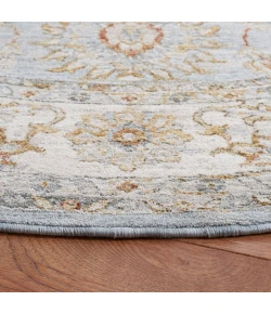 Safavieh Hamilton Blue / Gold HLT108 4 ft. X 6 ft. Rectangle Rug