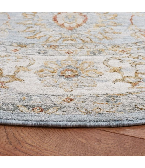 Safavieh Hamilton Blue / Gold HLT108 4 ft. X 6 ft. Rectangle Rug