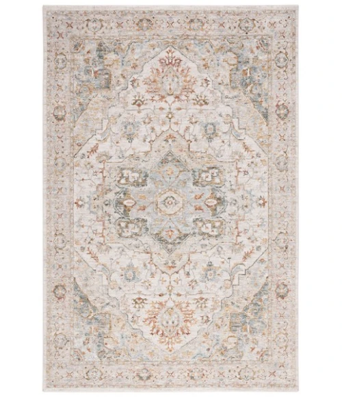 Safavieh Hamilton Ivory / Blue HLT110 8 ft. X 10 ft. Rectangle Rug