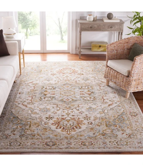 Safavieh Hamilton Ivory / Blue HLT110 8 ft. X 10 ft. Rectangle Rug