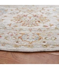 Safavieh Hamilton Ivory / Blue HLT110 6 ft. 7 in. X 6 ft. 7 in. Square Rug