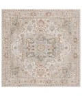 Safavieh Hamilton Ivory / Blue HLT110 6 ft. 7 in. X 6 ft. 7 in. Square Rug
