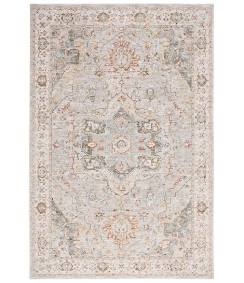 Safavieh Hamilton Grey / Blue HLT110 8 ft. X 10 ft. Rectangle Rug