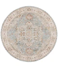 Safavieh Hamilton Blue / Grey HLT110 6 ft. 7 in. X 6 ft. 7 in. Round Rug