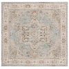 Safavieh Hamilton Blue / Grey HLT110 6 ft. 7 in. X 6 ft. 7 in. Square Rug