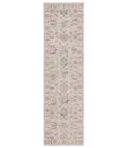 Safavieh Hamilton Grey / Rust HLT112 2 ft. 2 in. X 8 ft. Runner Rug