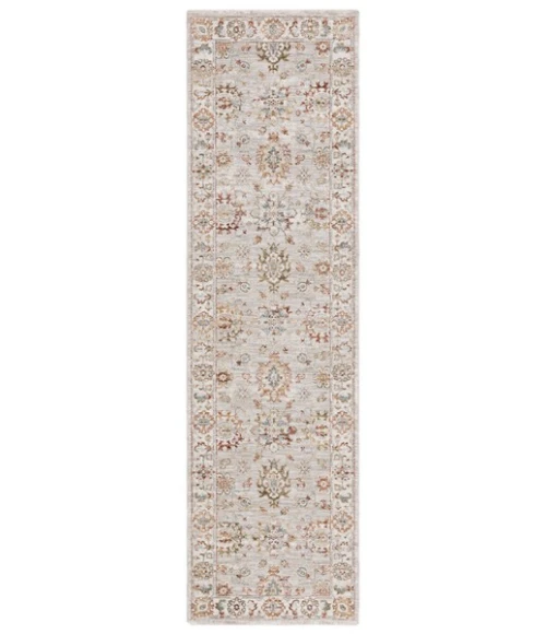 Safavieh Hamilton Grey / Rust HLT112 2 ft. 2 in. X 8 ft. Runner Rug