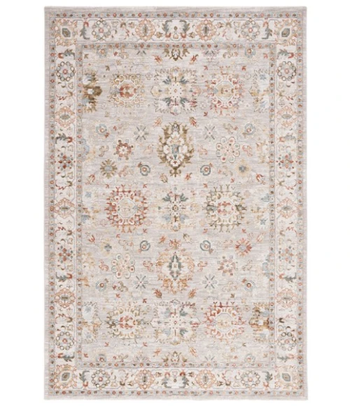 Safavieh Hamilton Grey / Rust HLT112 8 ft. X 10 ft. Rectangle Rug