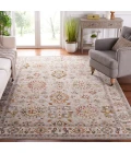 Safavieh Hamilton Grey / Rust HLT112 8 ft. X 10 ft. Rectangle Rug
