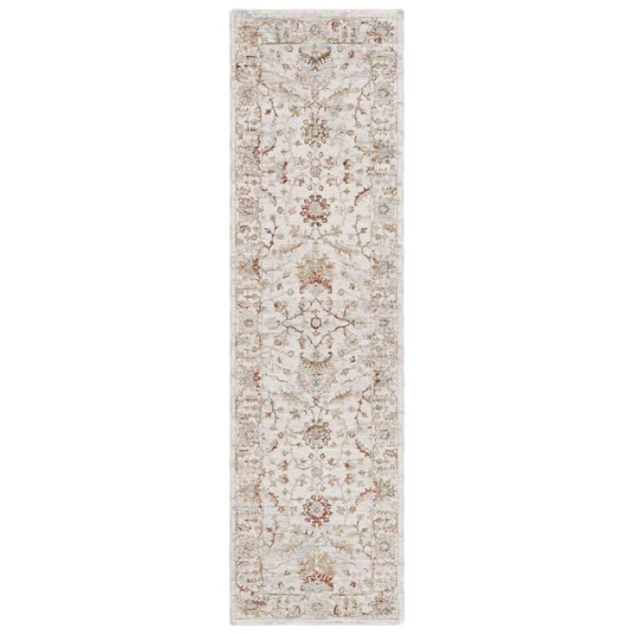 Safavieh Hamilton Ivory / Rust HLT114 2 ft. 2 in. X 8 ft. Runner Rug