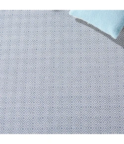 Safavieh Hampton Grey / Blue HTN230 2 ft. X 9 ft. Runner Rug