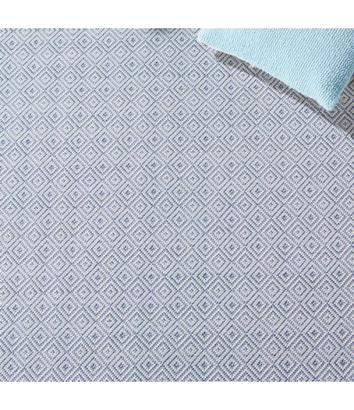 Safavieh Hampton Grey / Blue HTN230 5 ft. 1 in. X 7 ft. 6 in. Rectangle Rug