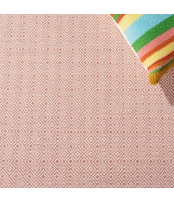 Safavieh Hampton Terracotta / Ivory HTN230 6 ft. 5 in. X 6 ft. 5 in. Round Rug