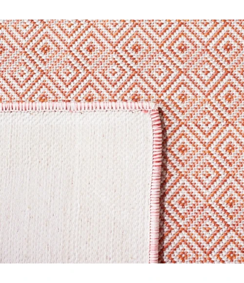 Safavieh Hampton Terracotta / Ivory HTN230 9 ft. X 12 ft. Rectangle Rug