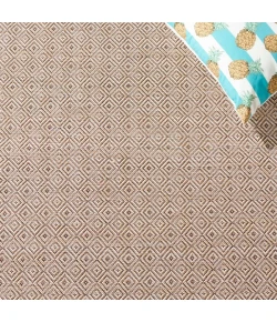 Safavieh Hampton Brown HTN230 6 ft. 5 in. X 6 ft. 5 in. Round Rug