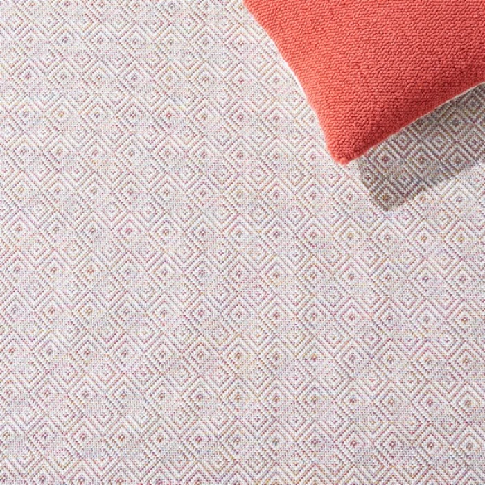 Safavieh Hampton Light Pink / Multi HTN230 5 ft. 1 in. X 7 ft. 6 in. Rectangle Rug