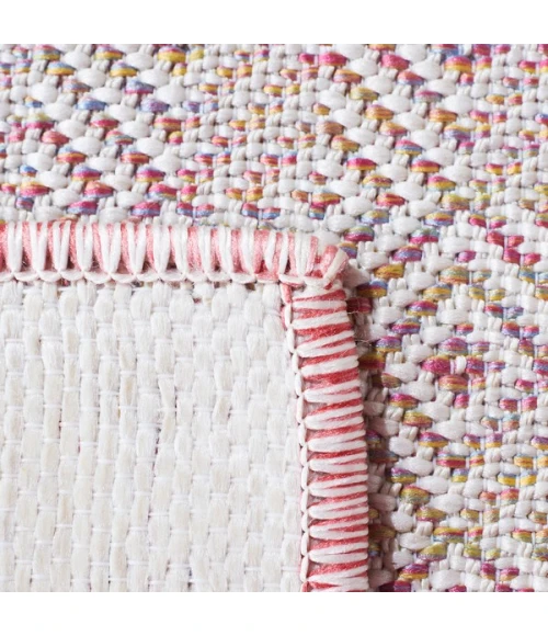 Safavieh Hampton Light Pink / Multi HTN230 4 ft. X 6 ft. Rectangle Rug