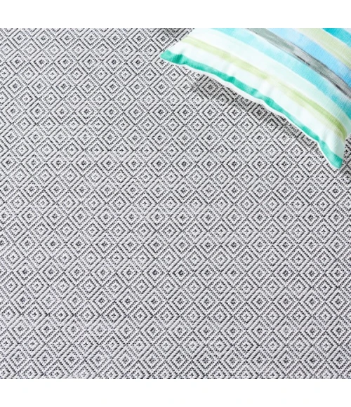 Safavieh Hampton Ivory / Black HTN230 4 ft. X 6 ft. Rectangle Rug