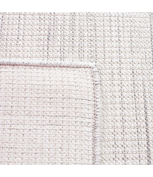 Safavieh Hampton Ivory / Grey HTN231 2 ft. X 9 ft. Runner Rug