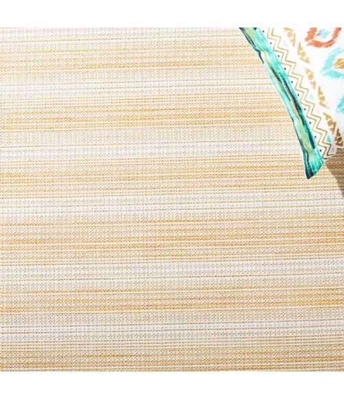 Safavieh Hampton Yellow HTN231 6 ft. 5 in. X 6 ft. 5 in. Round Rug