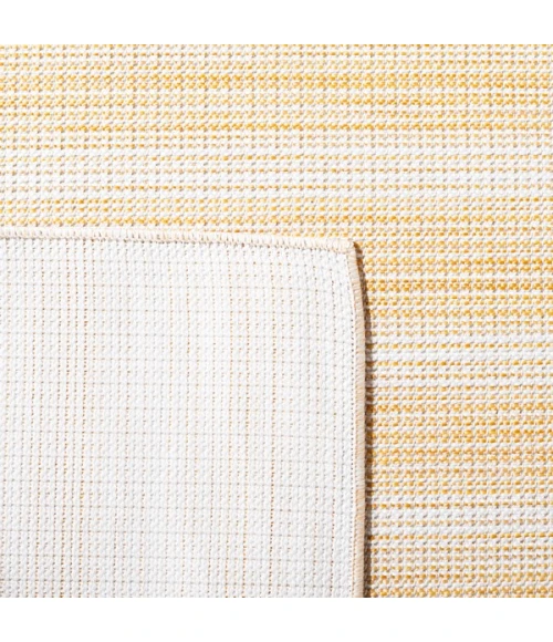 Safavieh Hampton Yellow HTN231 6 ft. 5 in. X 6 ft. 5 in. Round Rug