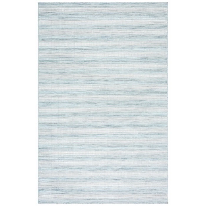 Safavieh Hampton Aqua Ivory / Multi HTN231 5 ft. 1 in. X 7 ft. 6 in. Rectangle Rug